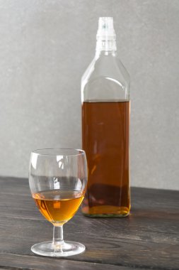 ahşap üzerine koydum cam