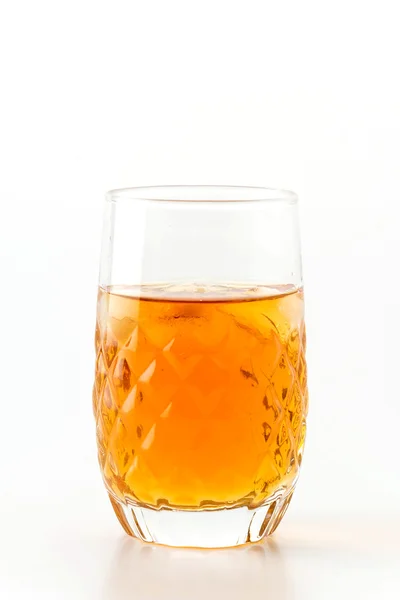 Wisky glas op wit — Stockfoto