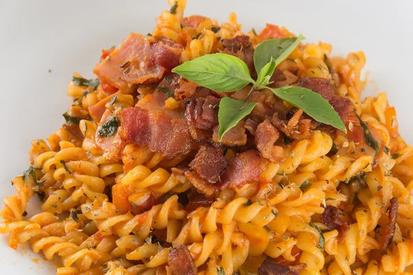 ahşap üzerine Penne makarna