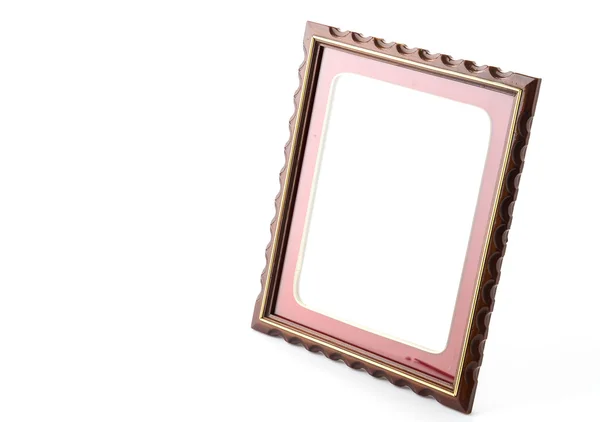 Empty picture frame on white — Stock Photo, Image