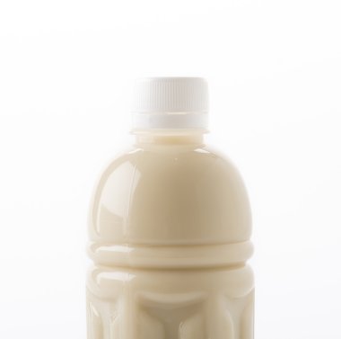 soya sütü beyaz şişede