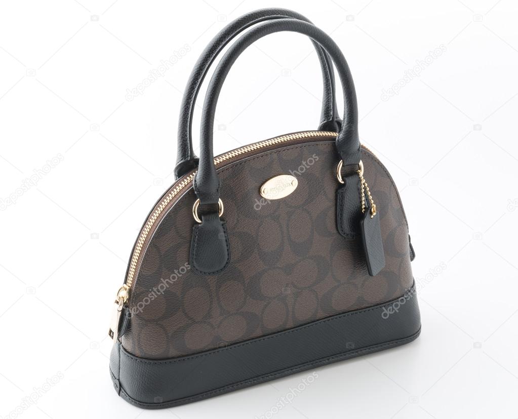 Bangkok, Thailand - JUNE 21, 2015: Coach bag.is an American luxury leather goods bag.