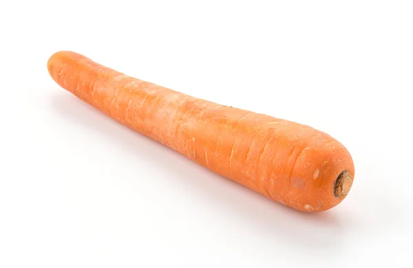 Cenoura fresca no fundo branco — Fotografia de Stock