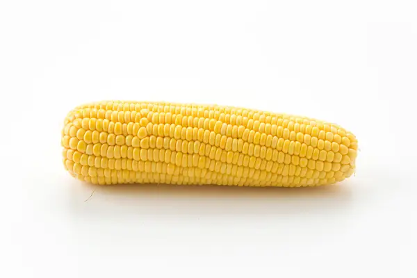 Fresh corn on white background — Stock Photo, Image