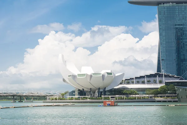 Singapura Jul 15 2015: O horizonte de Singapura com o ArtScie — Fotografia de Stock
