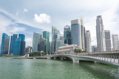 Singapur - 15 Temmuz 2015, Singapur city scape 