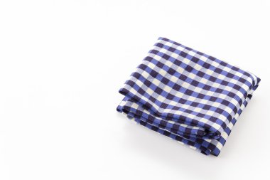 Beyaz arka plan üzerinde kumaş viski