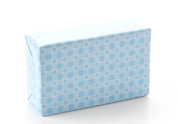 Gift box on white background — Stock Photo, Image