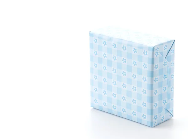 Gift box on white background — Stock Photo, Image