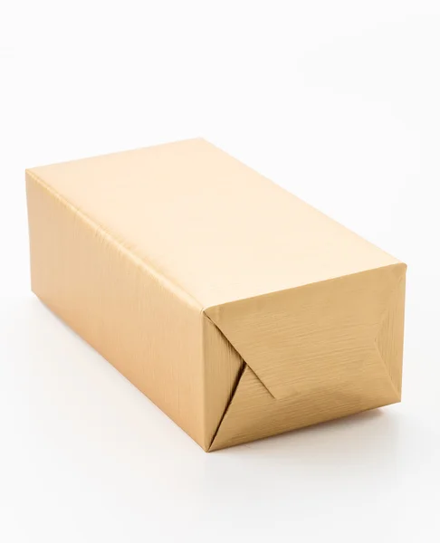 Gift box on white background — Stock Photo, Image