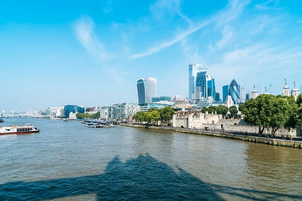 Finansdistriktet London City Storbritannien — Stockfoto