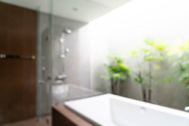 Soyut bulanıklık, arka plan için lüks otel banyosu.