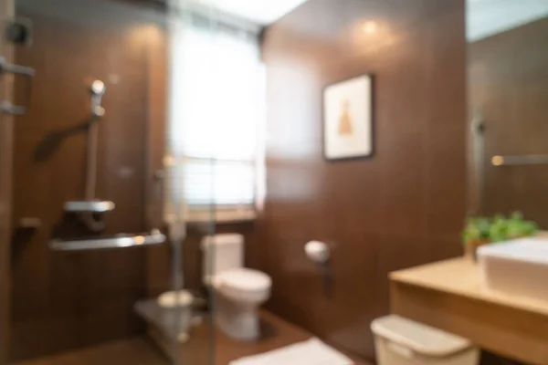 抽象模糊美丽的豪华酒店浴室内部背景 — 图库照片