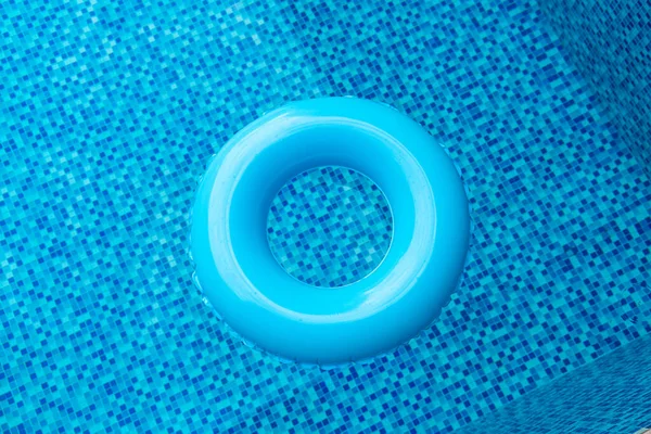Swim Ring Blue Swimming Pool — Stock Photo, Image