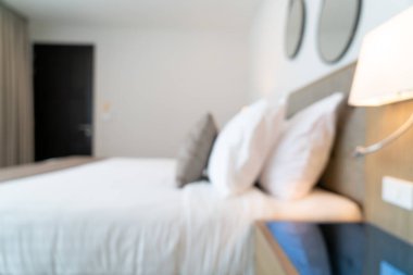 Soyut bulanık güzel lüks otel odası arka plan için iç mekan