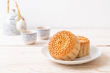 Sonbahar ortası festivali için Çin ay pastası