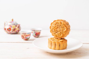 Sonbahar ortası festivali için Çin ay pastası