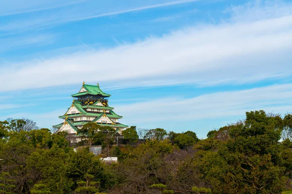 Belle Architecture Château Osaka Osaka Japon — Photo