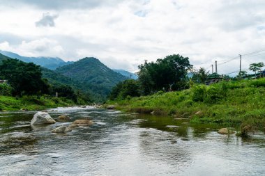 Kiriwong köyü - Tayland 'ın en iyi temiz hava köylerinden biri ve eski Tayland kültüründe yaşıyor. Nakhon si thammarat, Tayland 'ın güneyi.