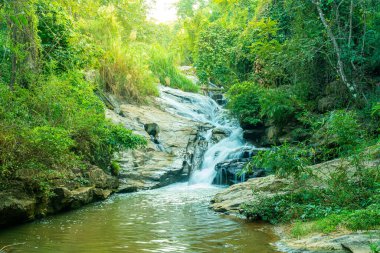 Güzel Mae Sa Şelalesi Chiang Mai, Tayland