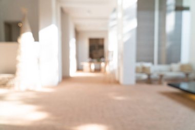 Özgeçmiş için soyut bulanık lobi oteli