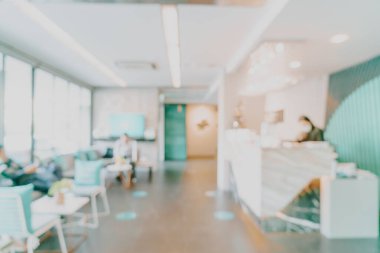 Özgeçmiş için soyut bulanık otel lobisi