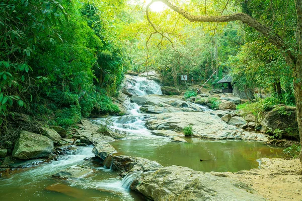 Güzel Mae Şelalesi Chiang Mai Tayland — Stok fotoğraf