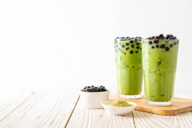 Köpüklü kibrit yeşil latte.