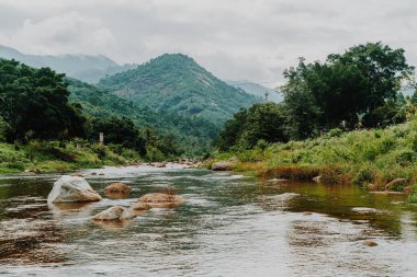 Kiriwong köyü - Tayland 'ın en iyi temiz hava köylerinden biri ve eski Tayland kültüründe yaşıyor. Nakhon si thammarat, Tayland 'ın güneyi.