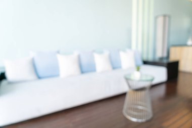 Özet olarak, arka plan için soyut bulanık ve odaksız otel lobisi