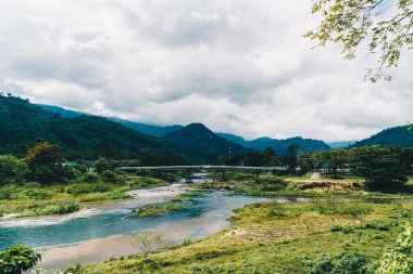 Kiriwong köyü - Tayland 'ın en iyi temiz hava köylerinden biri ve eski Tayland kültüründe yaşıyor. Nakhon si thammarat, Tayland 'ın güneyi.