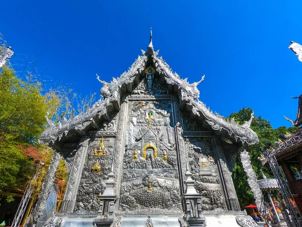 Bela Arquitetura Wat Sri Suphan Templo Prata Chiang Mai Tailândia — Fotografia de Stock