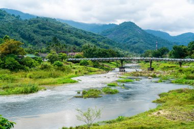 Kiriwong köyü - Tayland 'ın en iyi temiz hava köylerinden biri ve eski Tayland kültüründe yaşıyor. Nakhon si thammarat, Tayland 'ın güneyi.