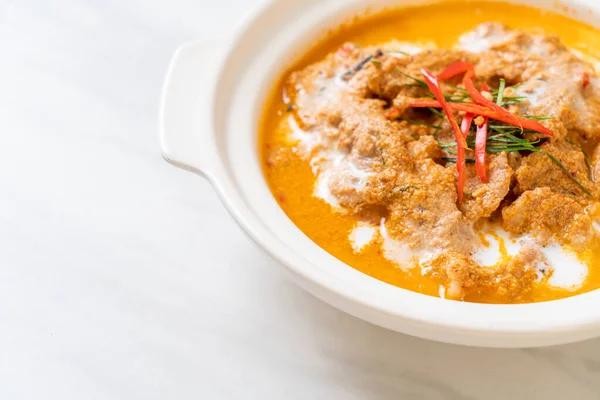 Thai Meal Kit Panang Curry Con Carne Maiale Thai Food — Foto Stock