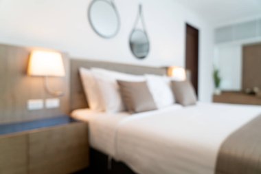 Soyut bulanık güzel lüks otel odası arka plan için iç mekan