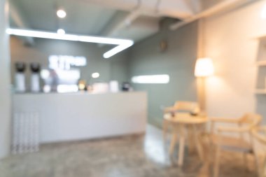 Arka plan için soyut bulanık kahve dükkanı lokantası