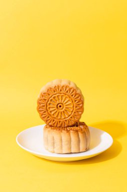 Sonbahar ortası festivali için Çin ay pastası