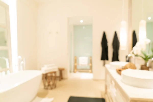 Abstrato Borrão Banheiro Luxo Hotel Resort Para Fundo — Fotografia de Stock