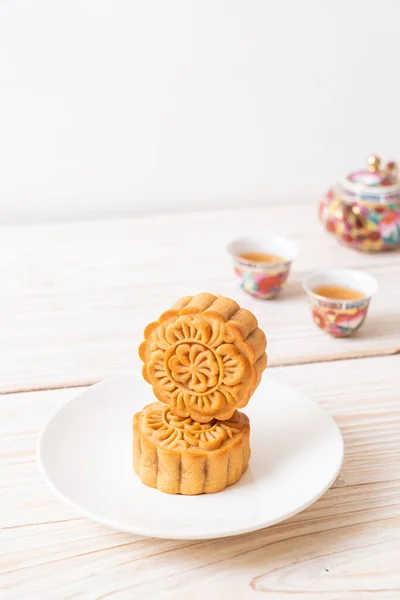 Chinese Moon Cake Mid Autumn Festival — Stock Photo, Image