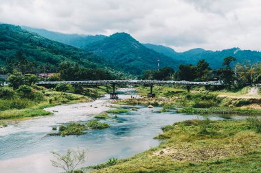 Kiriwong köyü - Tayland 'ın en iyi temiz hava köylerinden biri ve eski Tayland kültüründe yaşıyor. Nakhon si thammarat, Tayland 'ın güneyi.