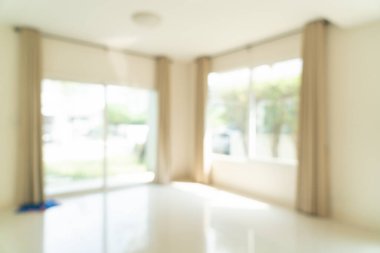 Arkaplan için bir evde soyut bulanık boş oda