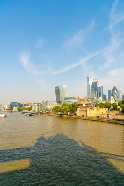 Finansdistriktet London City Storbritannien — Stockfoto