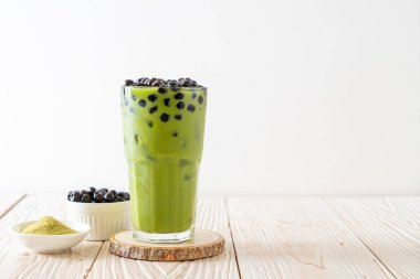 Köpüklü kibrit yeşil latte.