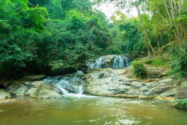 Güzel Mae Sa Şelalesi Chiang Mai, Tayland