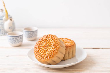 Sonbahar ortası festivali için Çin ay pastası