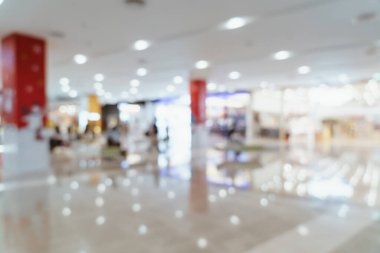 Soyut bulanık lüks alışveriş merkezi ve arka plan için perakende mağazası