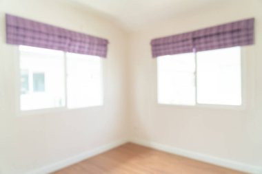 Arkaplan için bir evde soyut bulanık boş oda