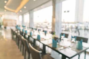 Soyut bulanıklık ve arka plan için lüks otel restoranı.