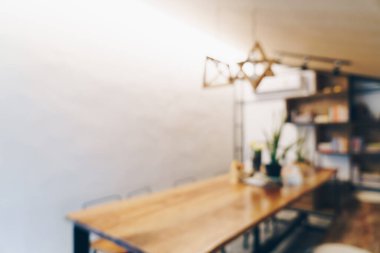 Arka plan için soyut bulanık kahve dükkanı ve kafe