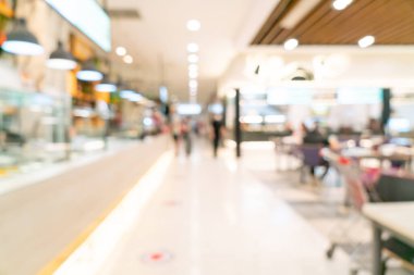 Özgeçmiş için soyut bulanık alışveriş merkezi